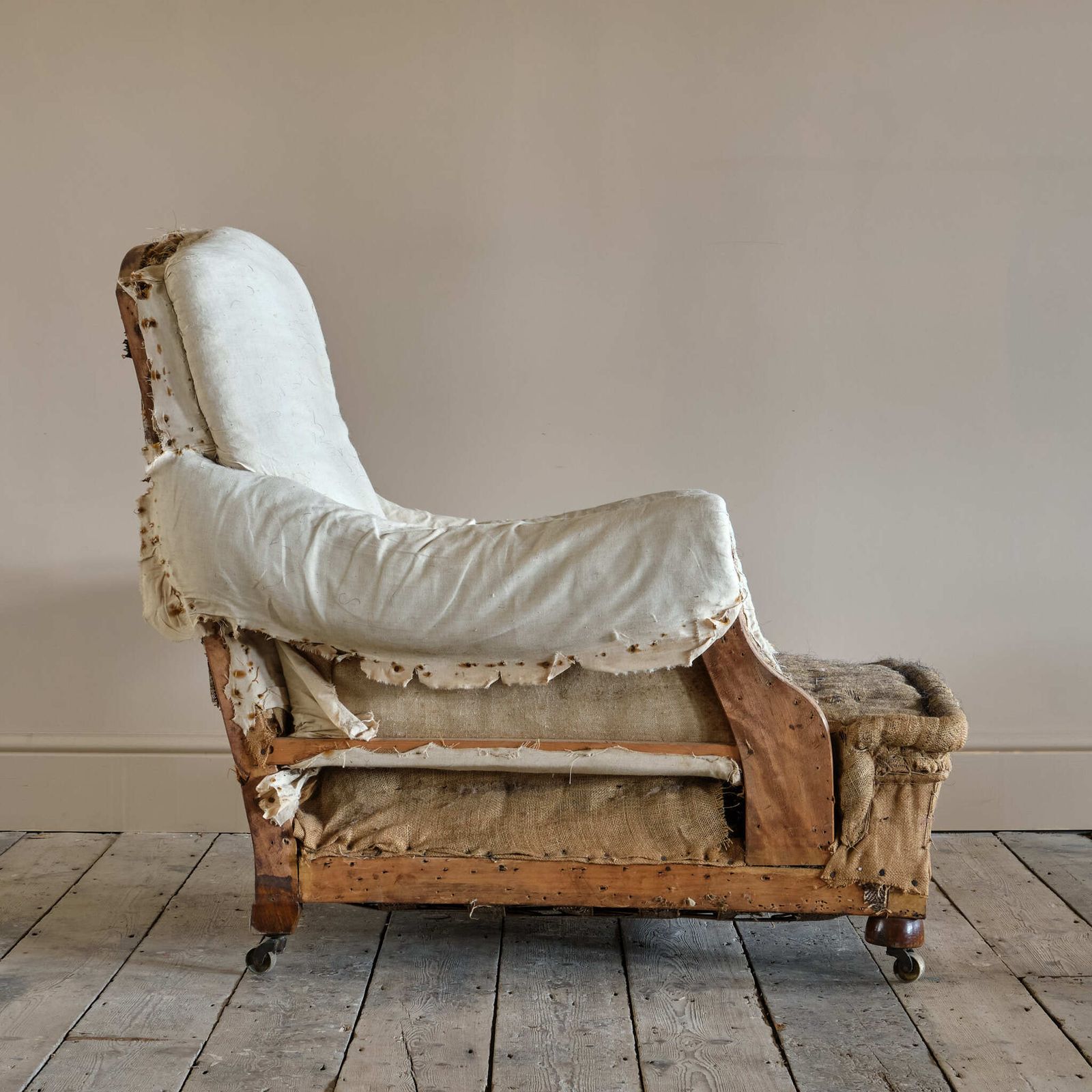 Large Country House Armchair, 1800s photo for sale