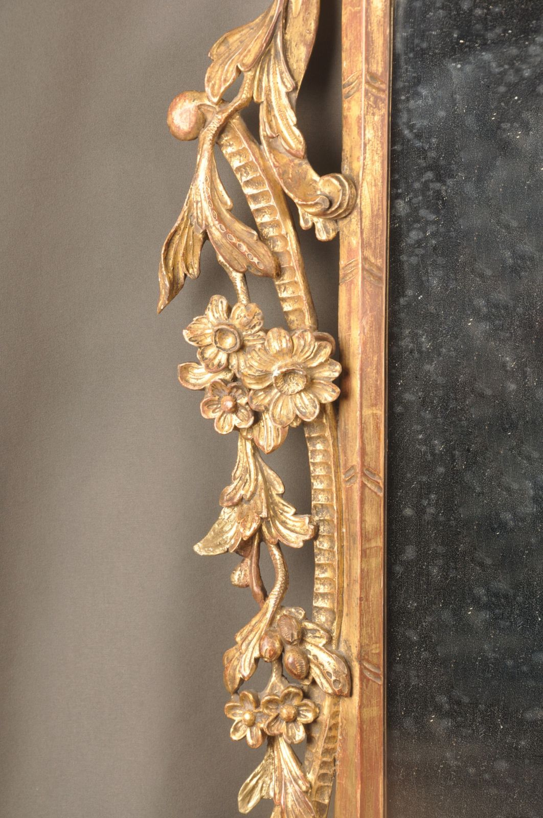 Fine & Rare 18th Century Giltwood Overmantel Mirror photo vinterior