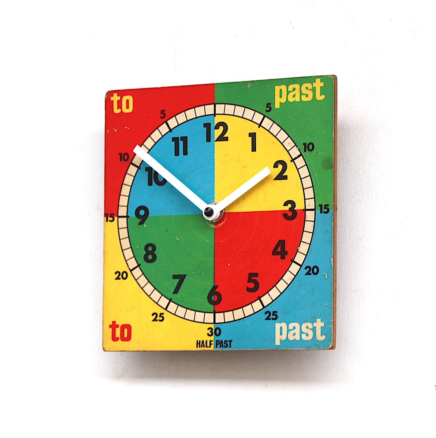 Quirky Learn To Tell The Time School Clock. London Timepiece photo furniture