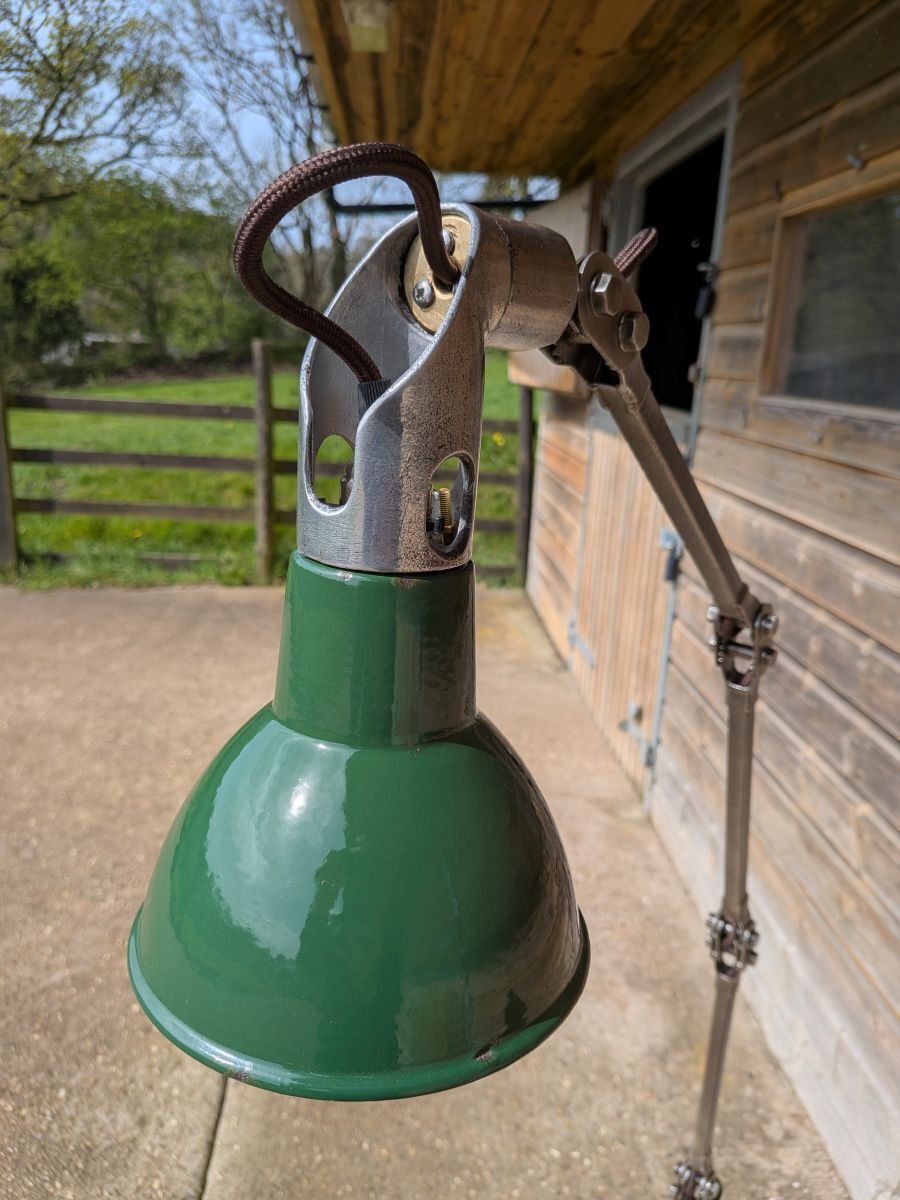 Industrial Lamp And Unique Heritage Base photo for sale