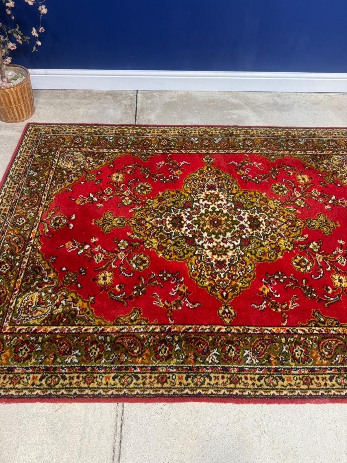 Woodward Grosvenor  Genuine British 100% Fine Worsted Wool Red Traditional photo vintage