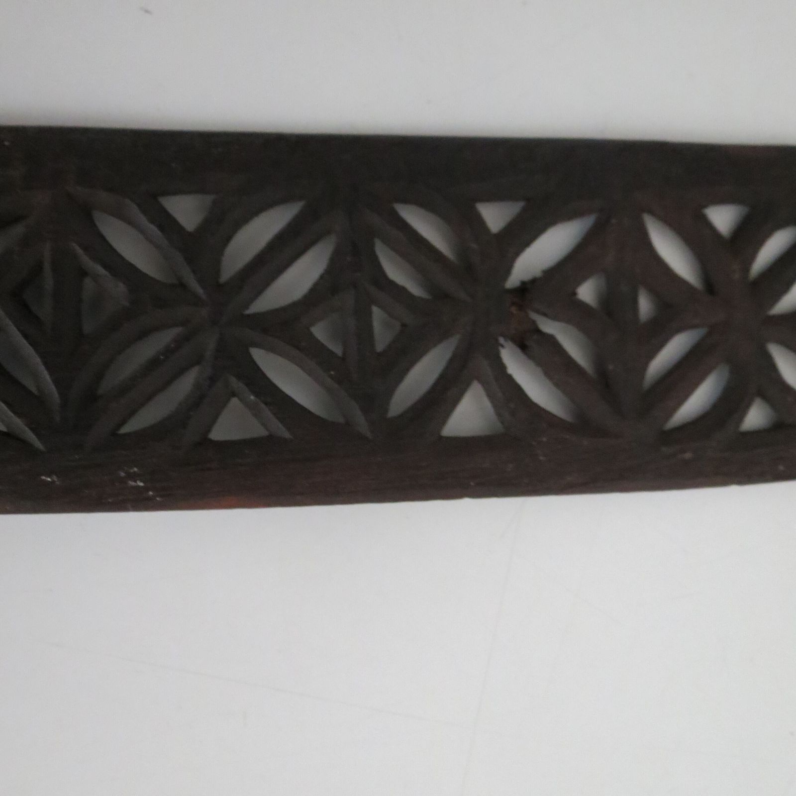 photo vintage Hand Carved Welsh Love Spoon And Fork 1920s