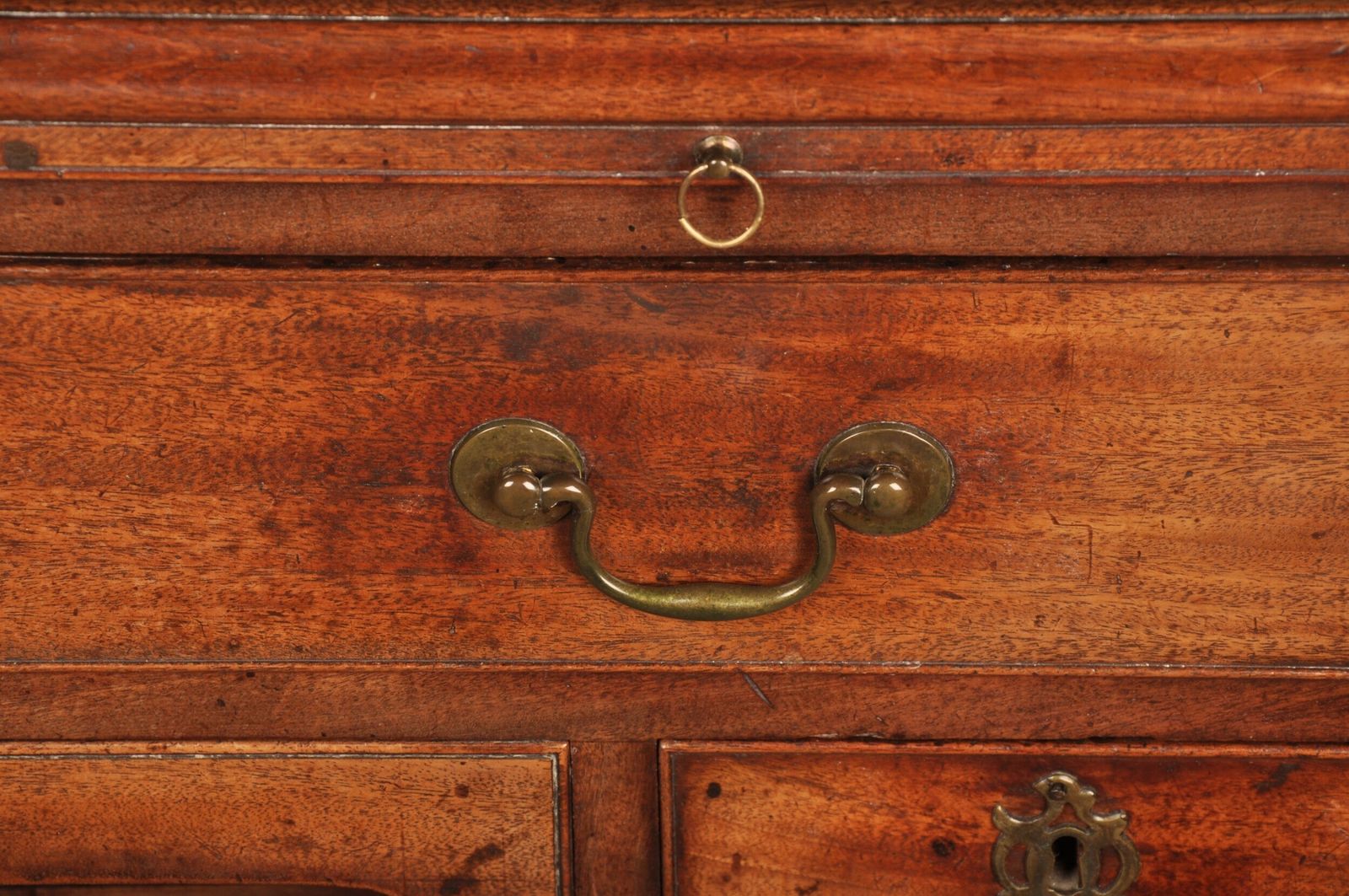 Fine Quality 18th Century Mahogany Kneehole Desk photo furniture