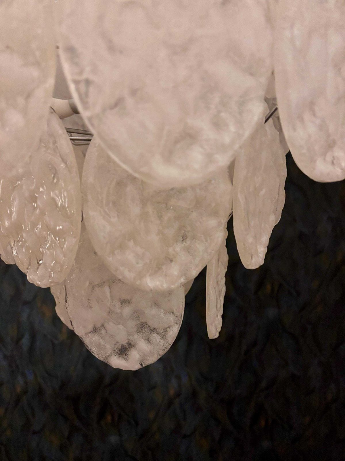 Chandeliers Made From 1960s/70s Acrylic Glass Panels photo for sale