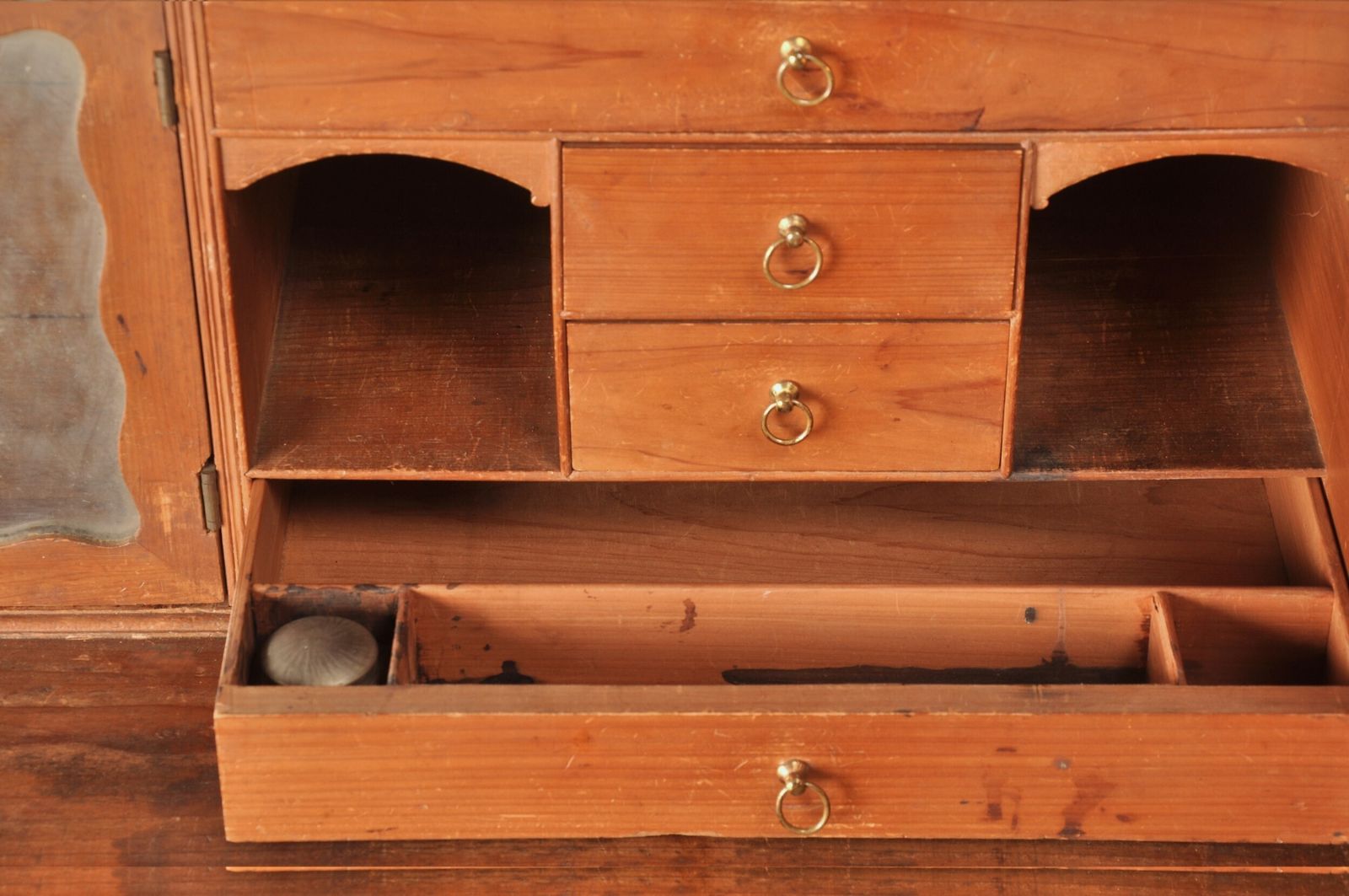 Fine 18th Century Mahogany Secrataire Bookcase photo vinterior