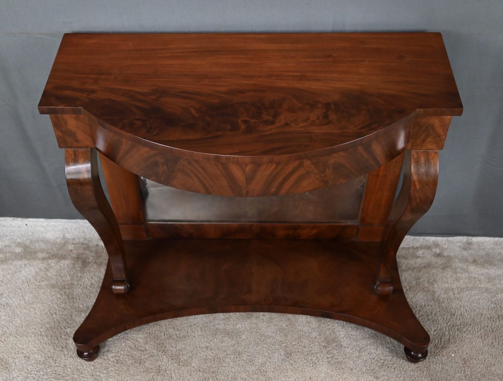 Mahogany Console Table  Restoration Period  First Part Of The 19th Century photo 2020.0