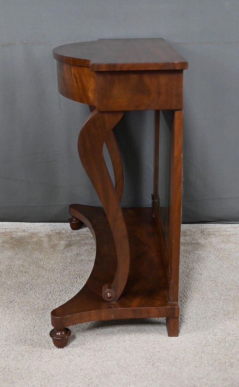 photo for sale Mahogany Console Table  Restoration Period  First Part Of The 19th Century