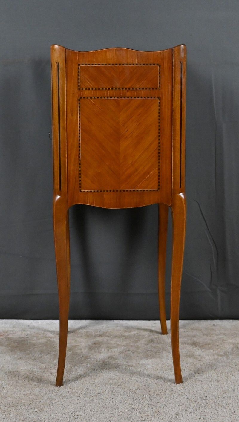 910.0 Marquetry Coffee Table  Louis XV Louis XVI Transitional Style  Mid 20th Century photo