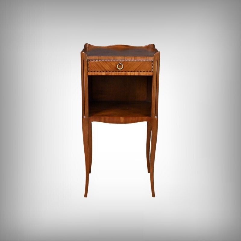 Marquetry Coffee Table, Louis XV Louis XVI Transitional Style – Mid 20th Century photo furniture