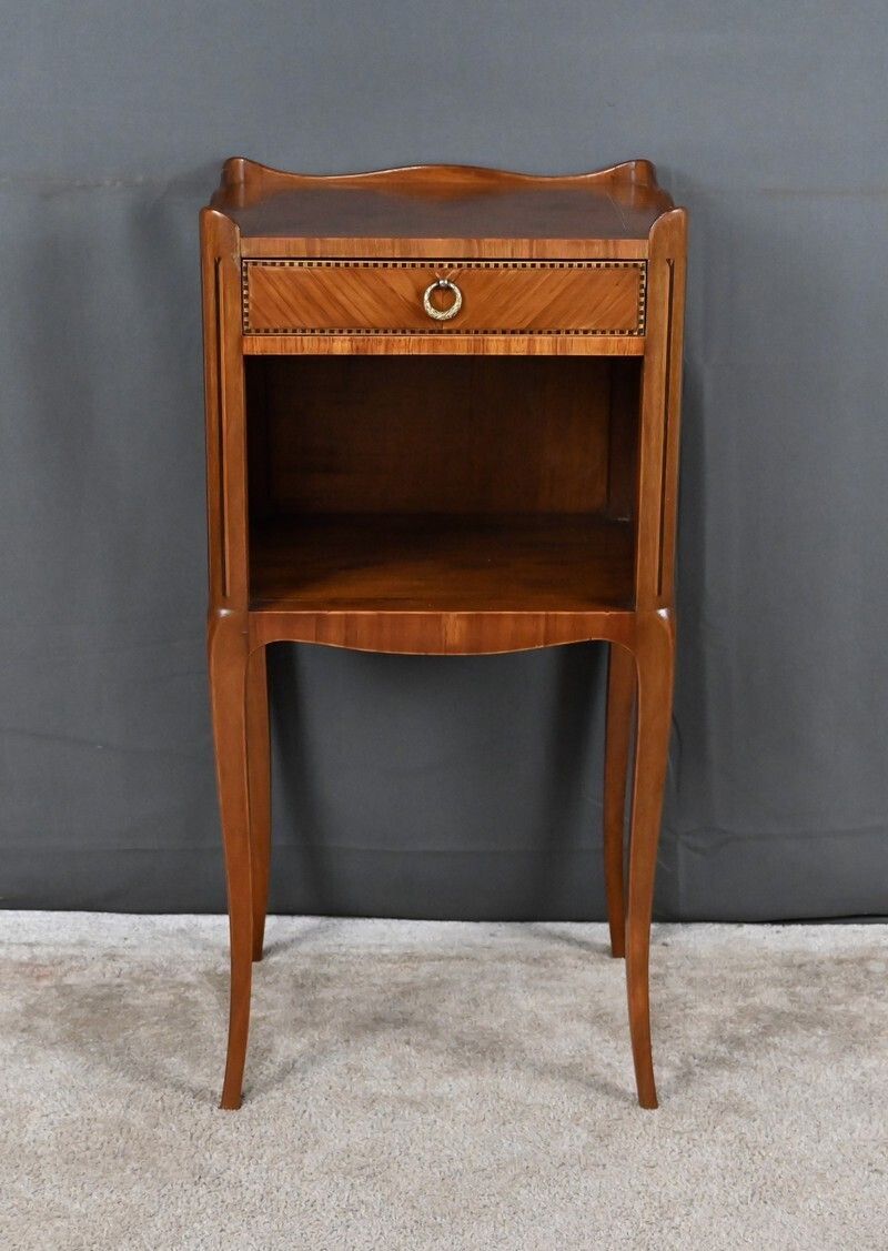 810.0 Marquetry Coffee Table, Louis XV Louis XVI Transitional Style – Mid 20th Century photo