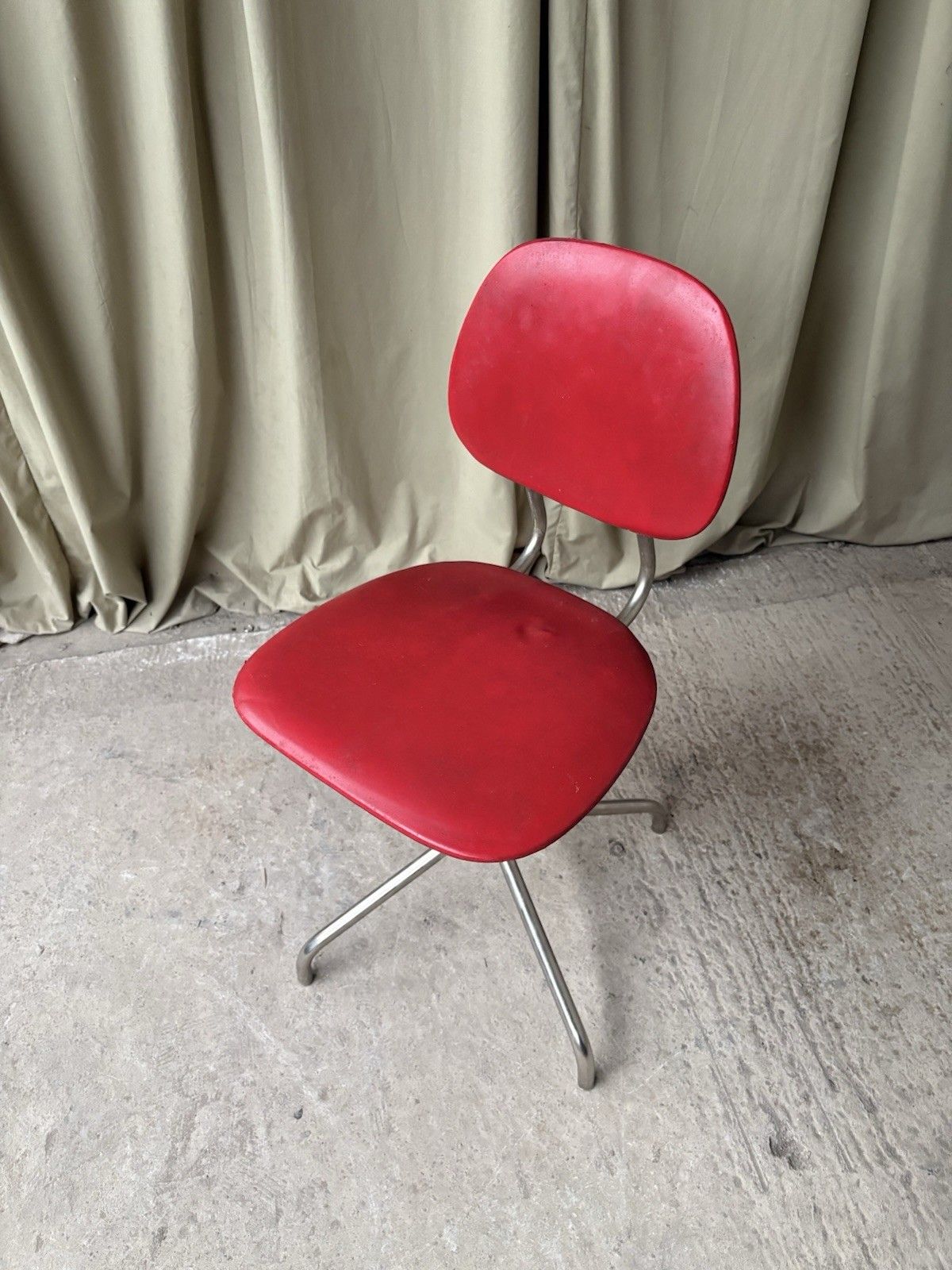 Vtg Mid Century Danish Post Modern  Modernist Desk Task Chair 1191 photo vintage