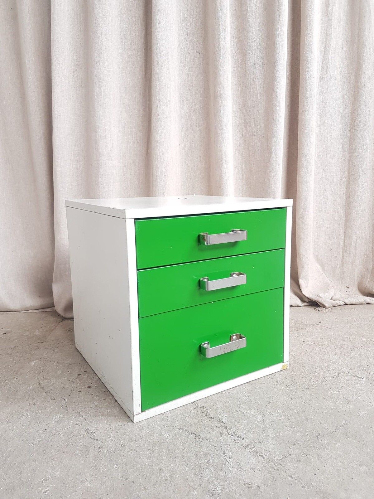 Vtg Late Mid Century Small Chest Of Filing Drawers Scandi Danish Retro R616 photo buy