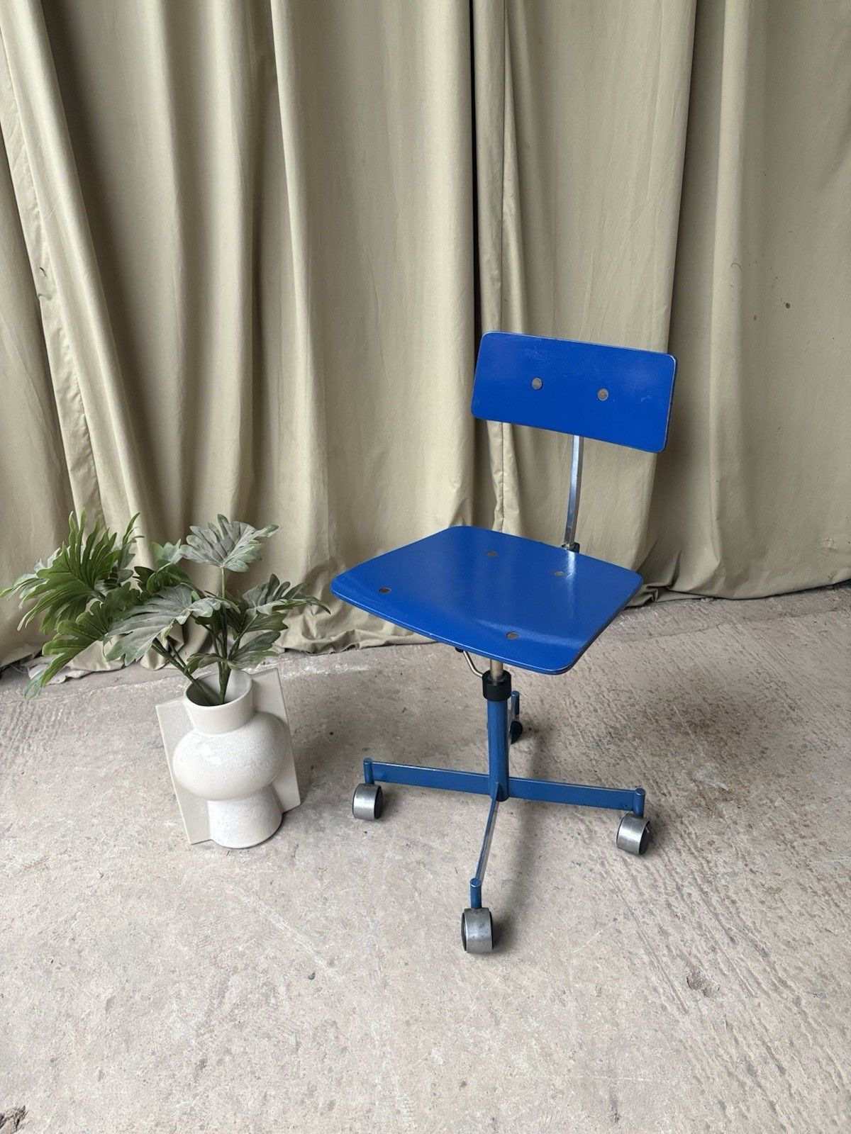Vtg Mid Century Danish Jorgen Rasmussen Kevi Modernist Desk Task Chair 1185 photo vinterior