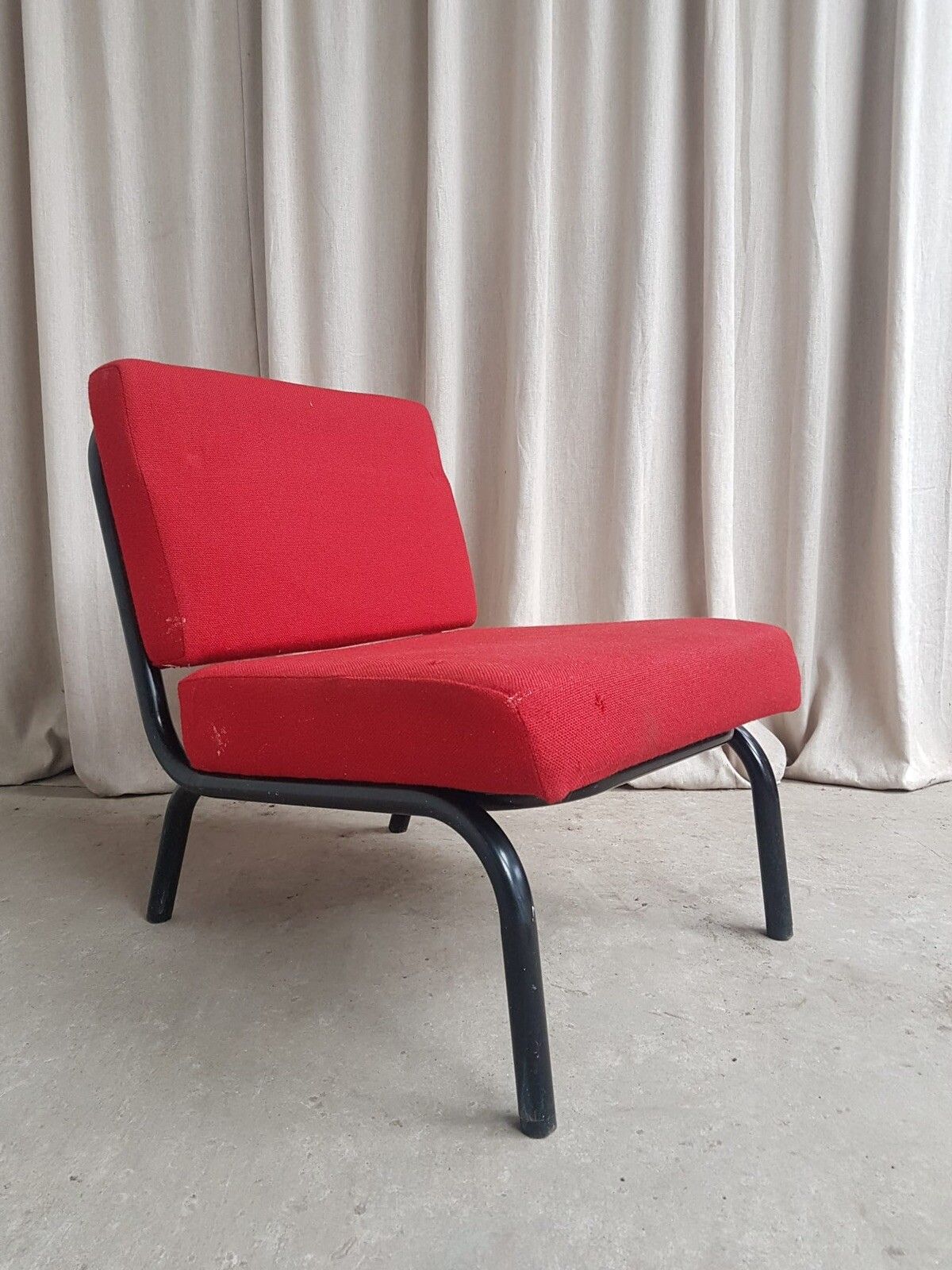 Vtg Late Mid Century Modernist Studio Lounge Chair Scandi Retro Modernist R741 photo furniture