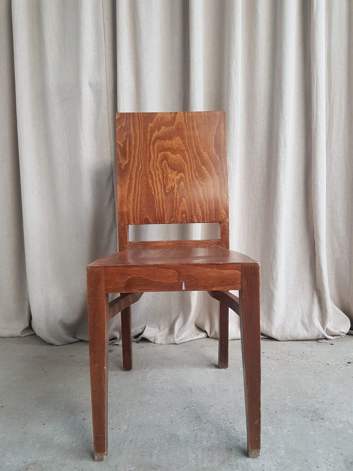 Vtg Mid Century Style Industrial Side Desk Dining Chair Retro R679 photo Furniture
