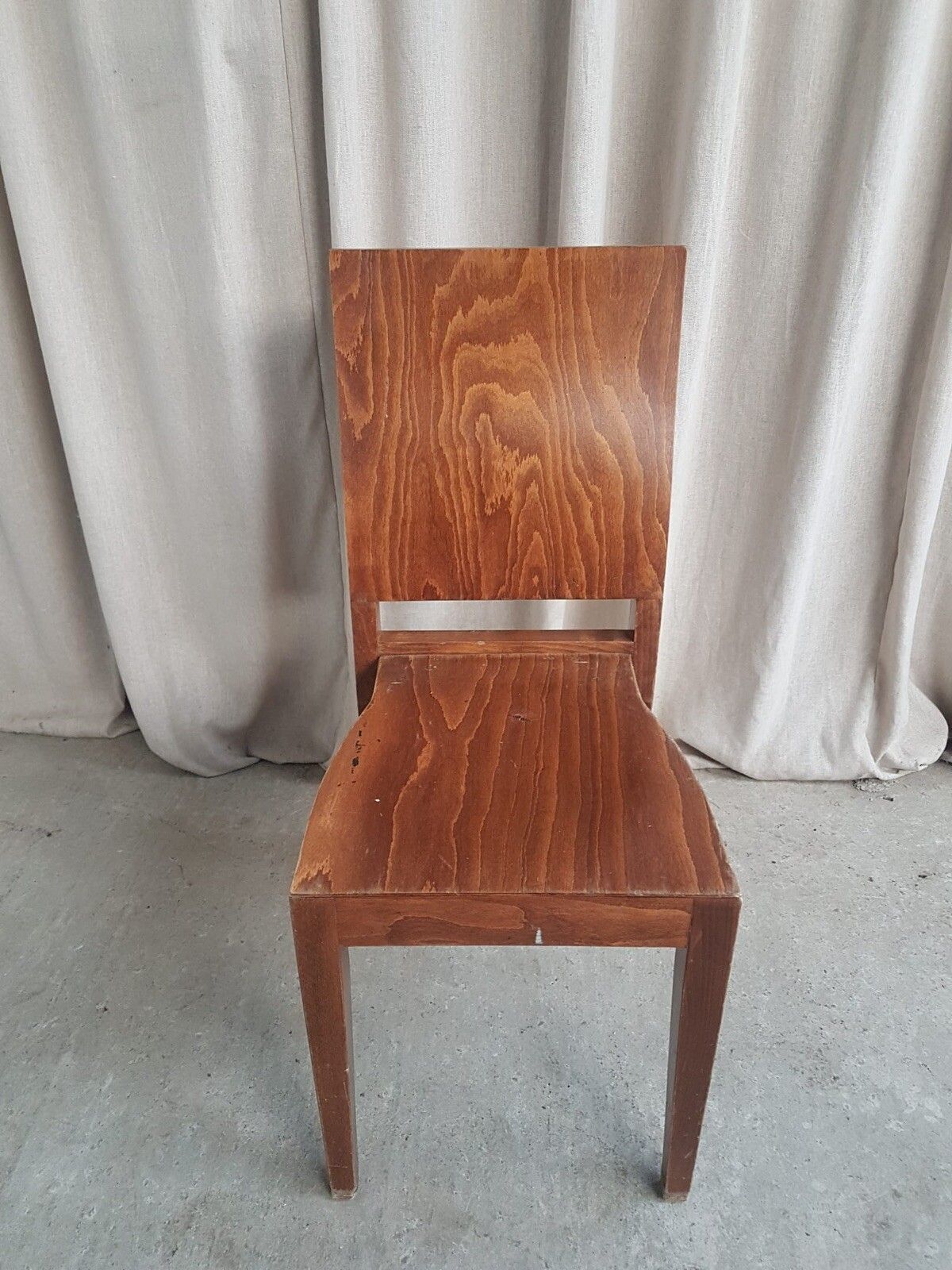 Vtg Mid Century Style Industrial Side Desk Dining Chair Retro R679 photo 70.0
