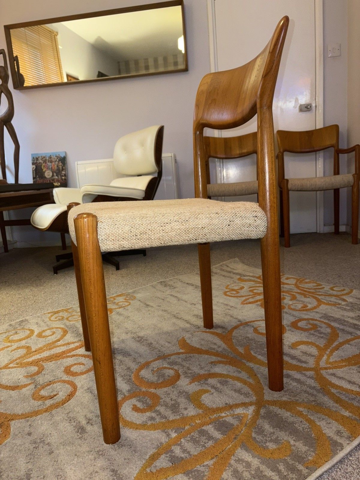 photo vinterior Mcm Danish Set Of 6 Boltinge Stolefabrik Teak Dining Chairs G Plan Era Retro