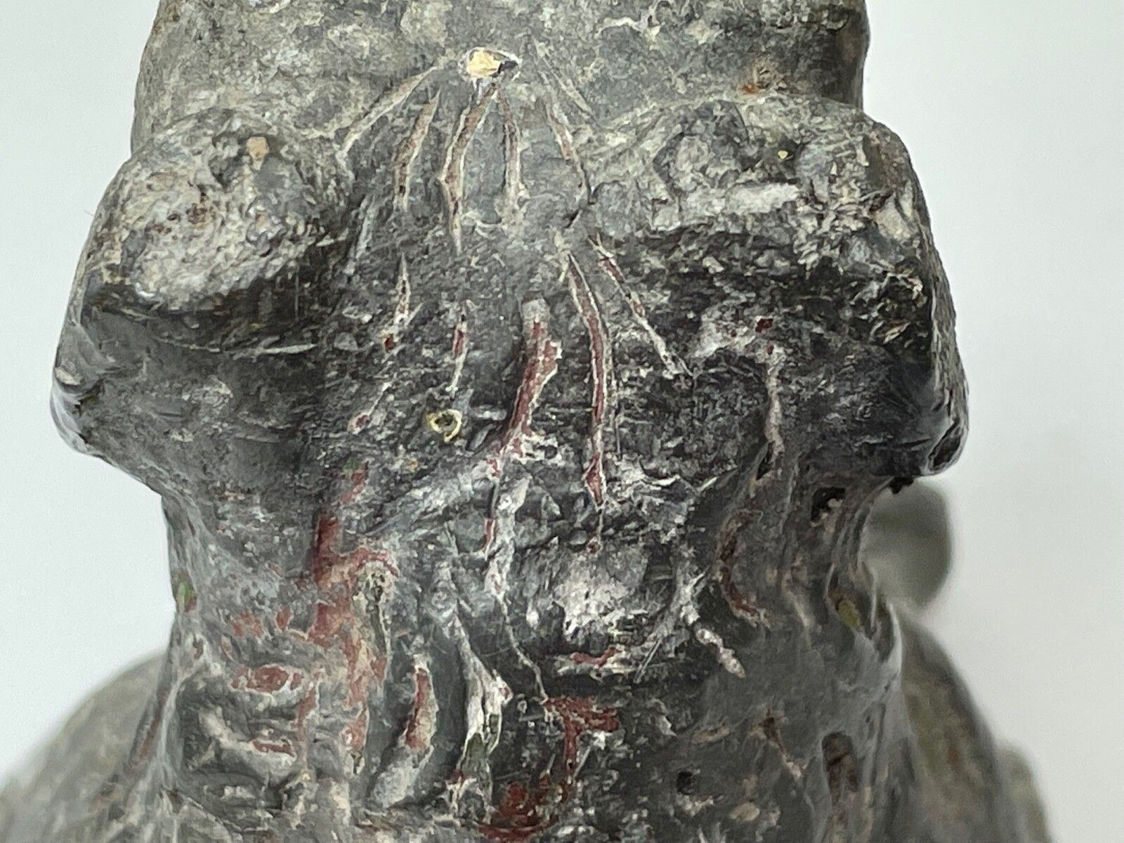 2500.0 Small 18t Century Lead Recumbent Hound Dog Sculpture In The Manner Of John Cheere photo