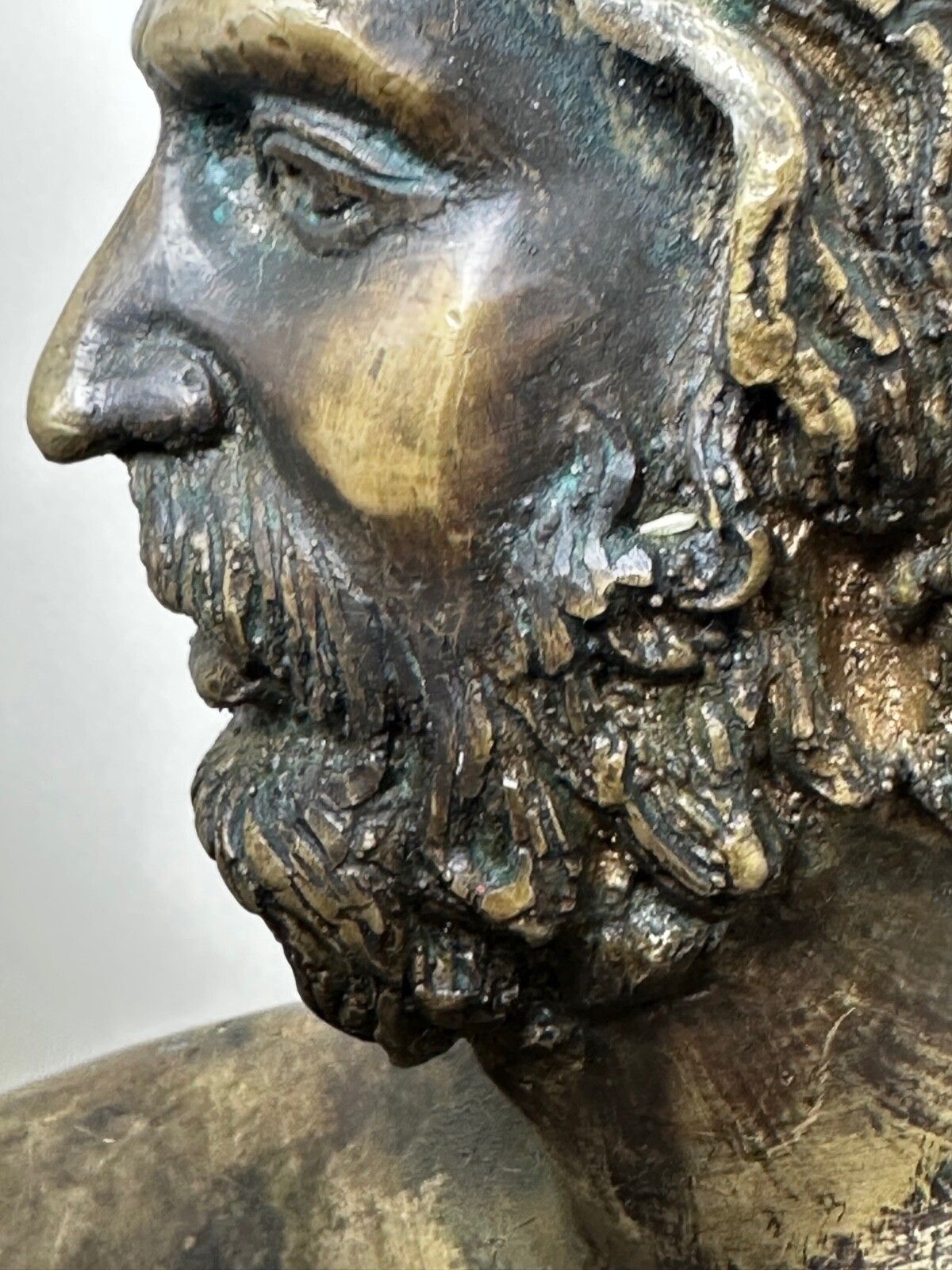 Kunst Antiek Frans bronzen gladiator sculptuur naar Emile Louis Picault photo