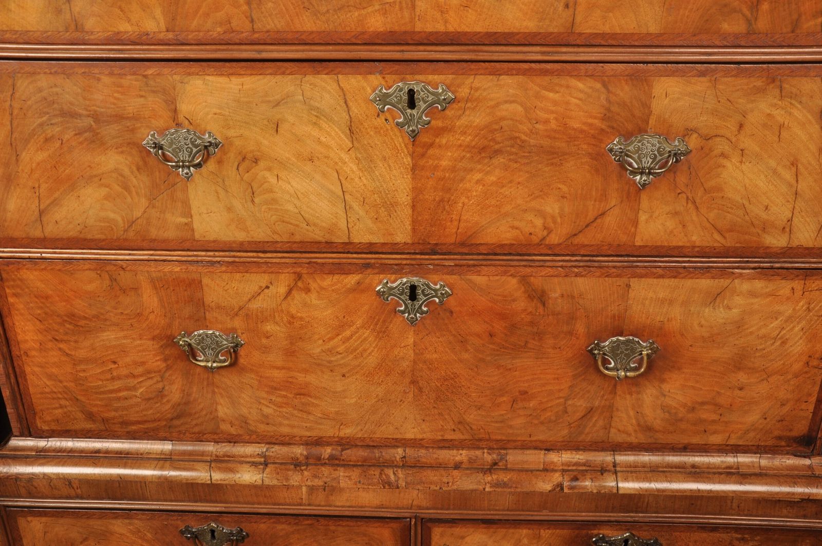 photo furniture Rare Queen Anne Walnut Chest On Chest