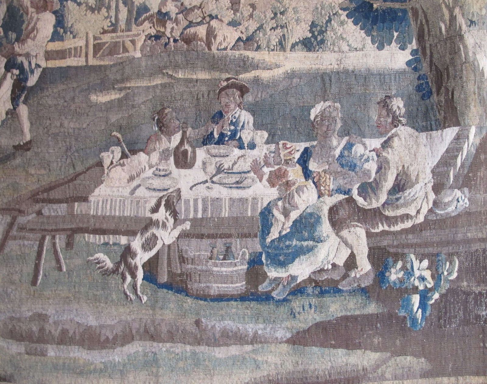 Charming French Pastoral Tapestry, Circa 1790, 2.57m X 4.94m photo 17500.0