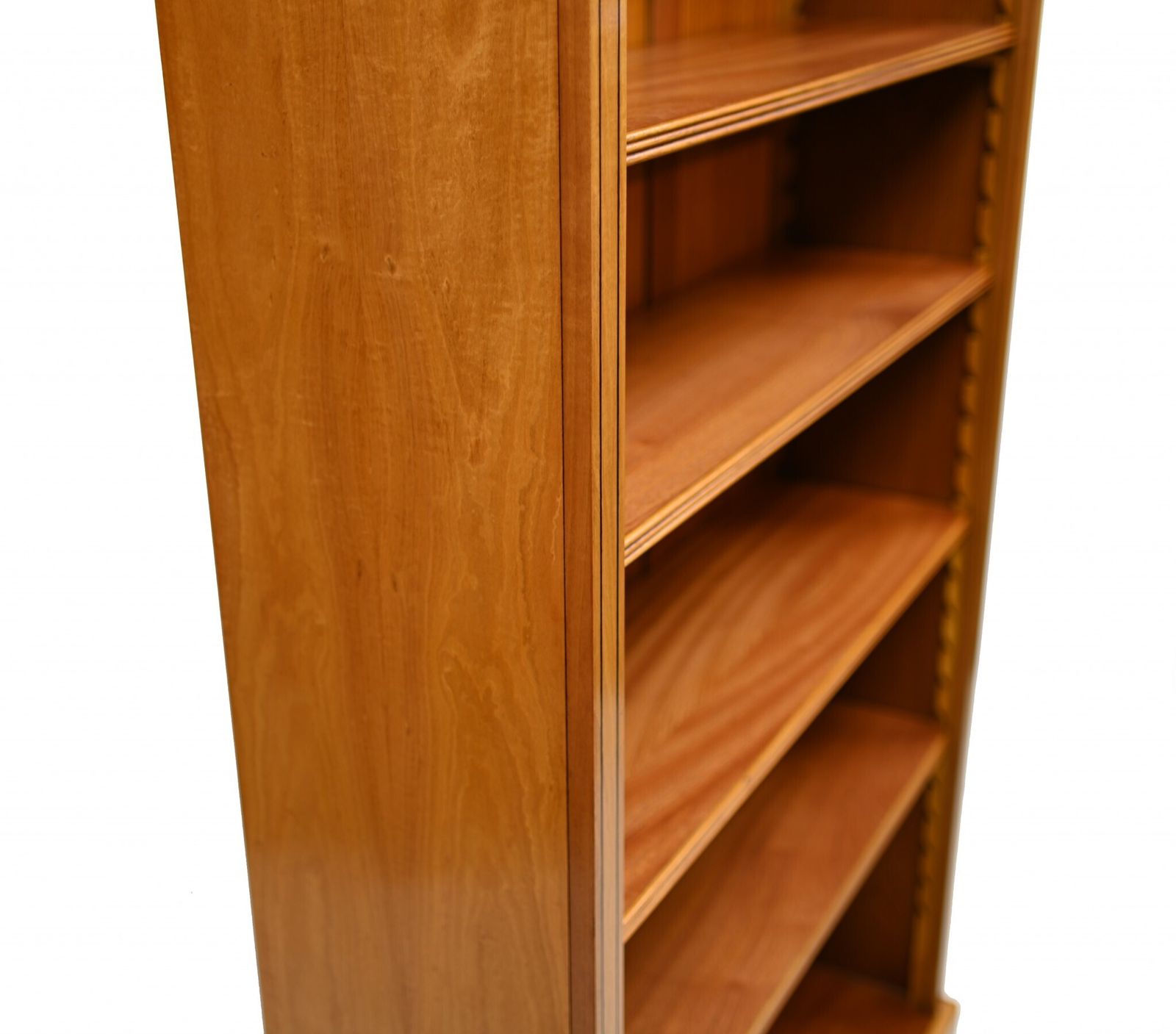Regency Open Bookcase   Satinwood Sheraton Bookcases Bespoke photo vintage