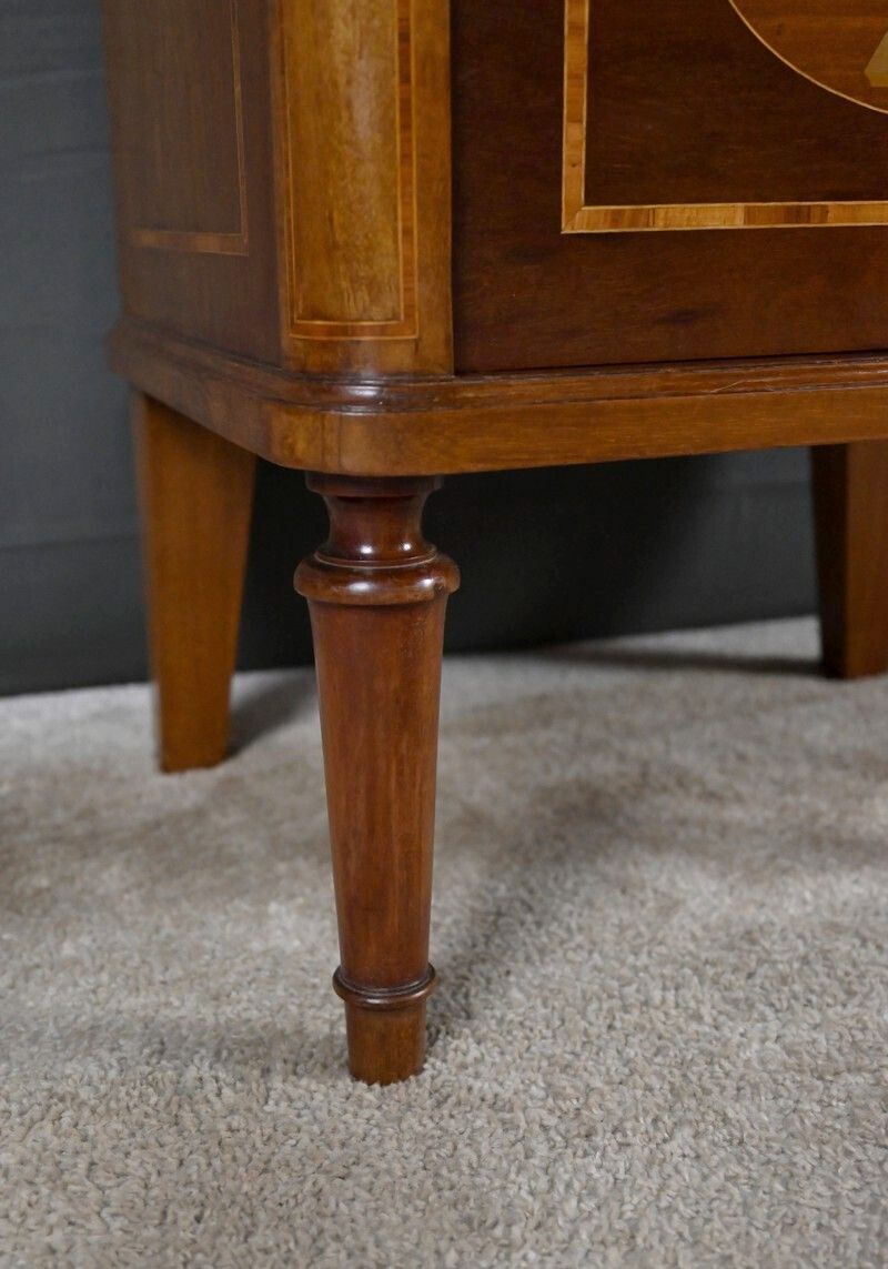 photo buy Small Marquetry Parlor Cabinet, Louis XVI Style – Early 20th Century