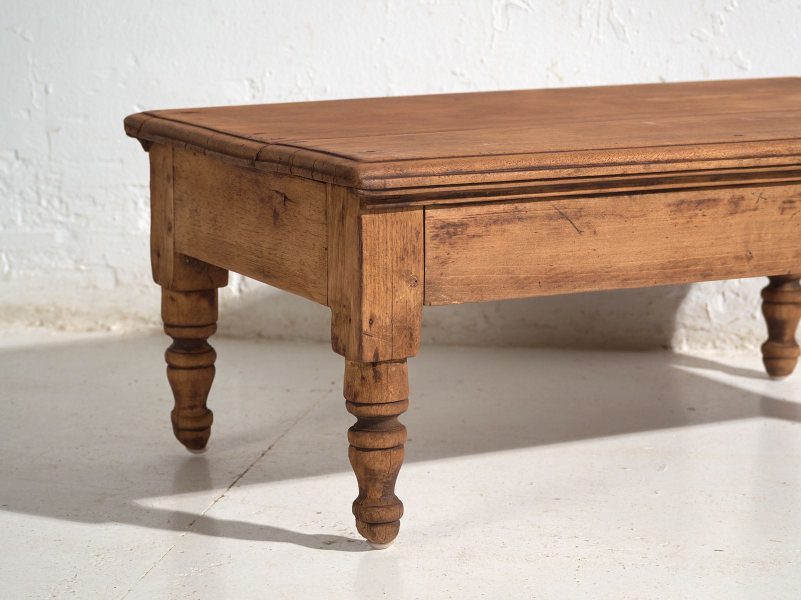 Antique Low Table In Pine Wood – China, Circa 1930 photo for sale