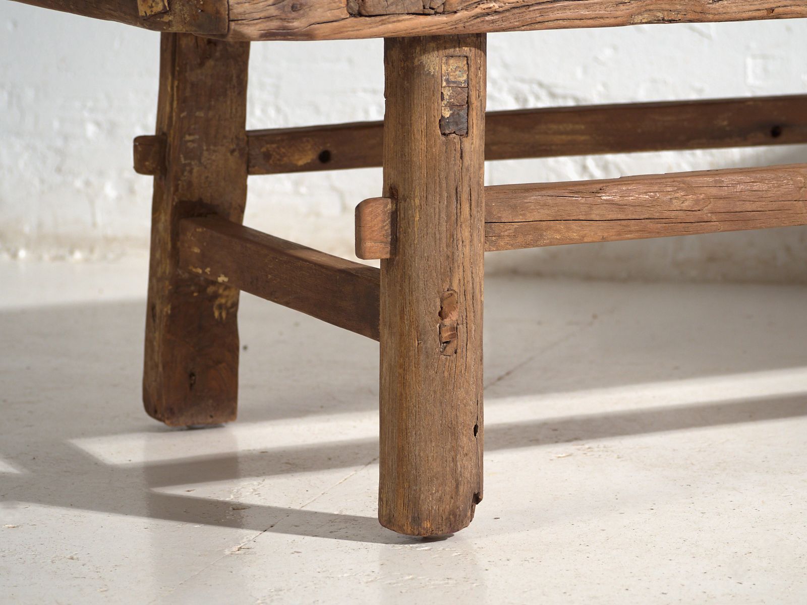 Antique Low Table In Pine Wood – China, Circa 1930 photo for sale