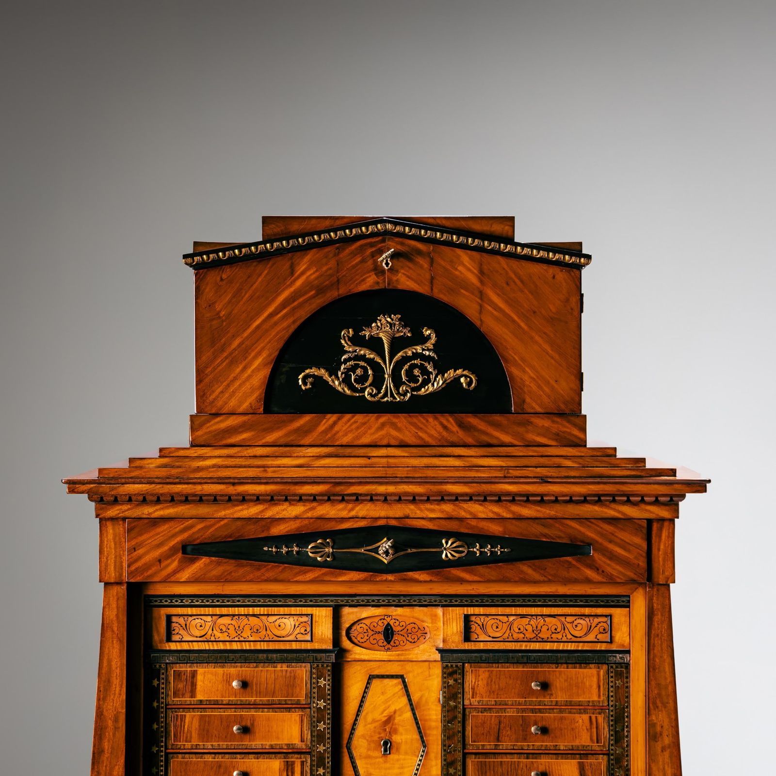 Biedermeier Pyramid Secretary, Berlin Circa 1810 photo 21000.0