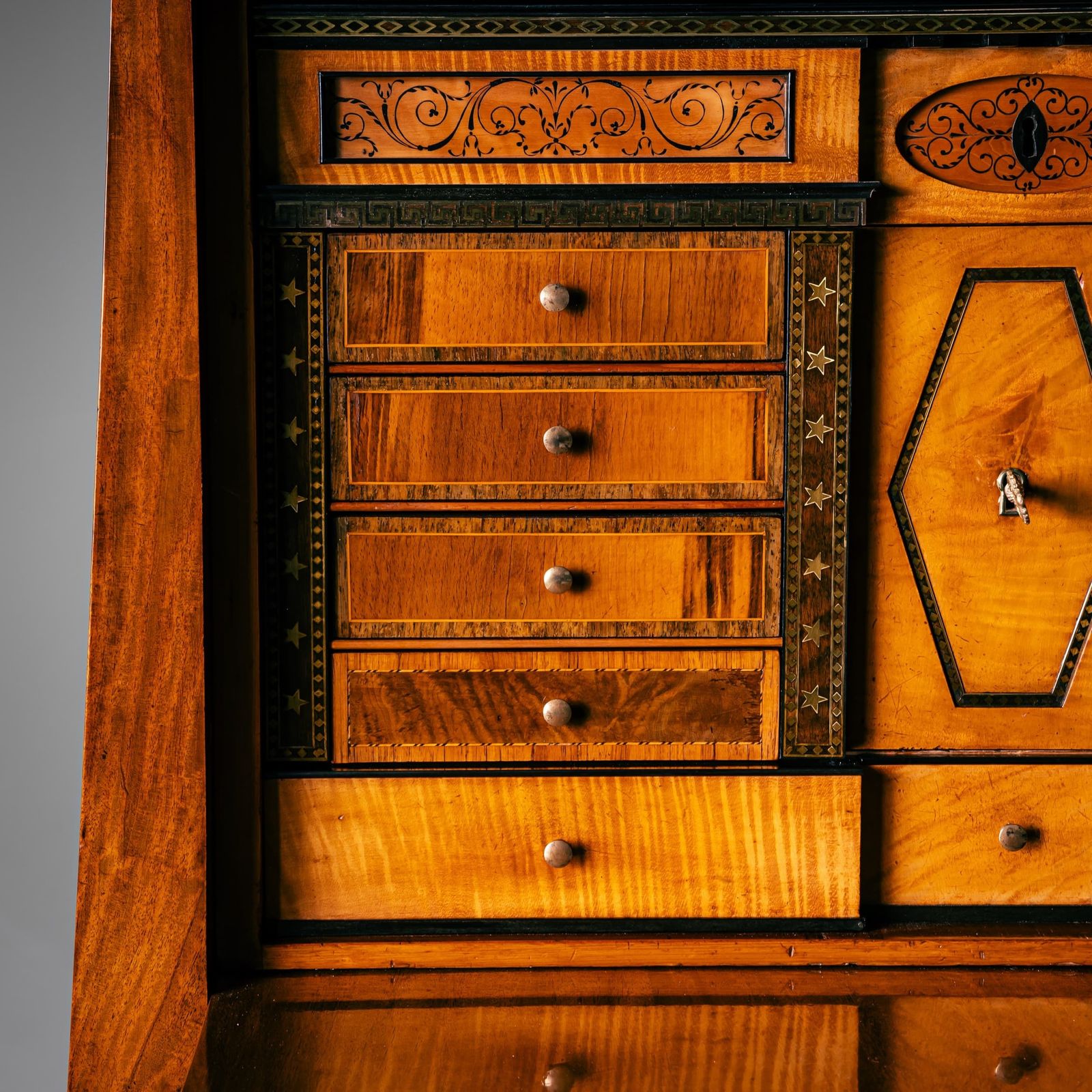 Biedermeier Pyramid Secretary, Berlin Circa 1810 photo vinterior