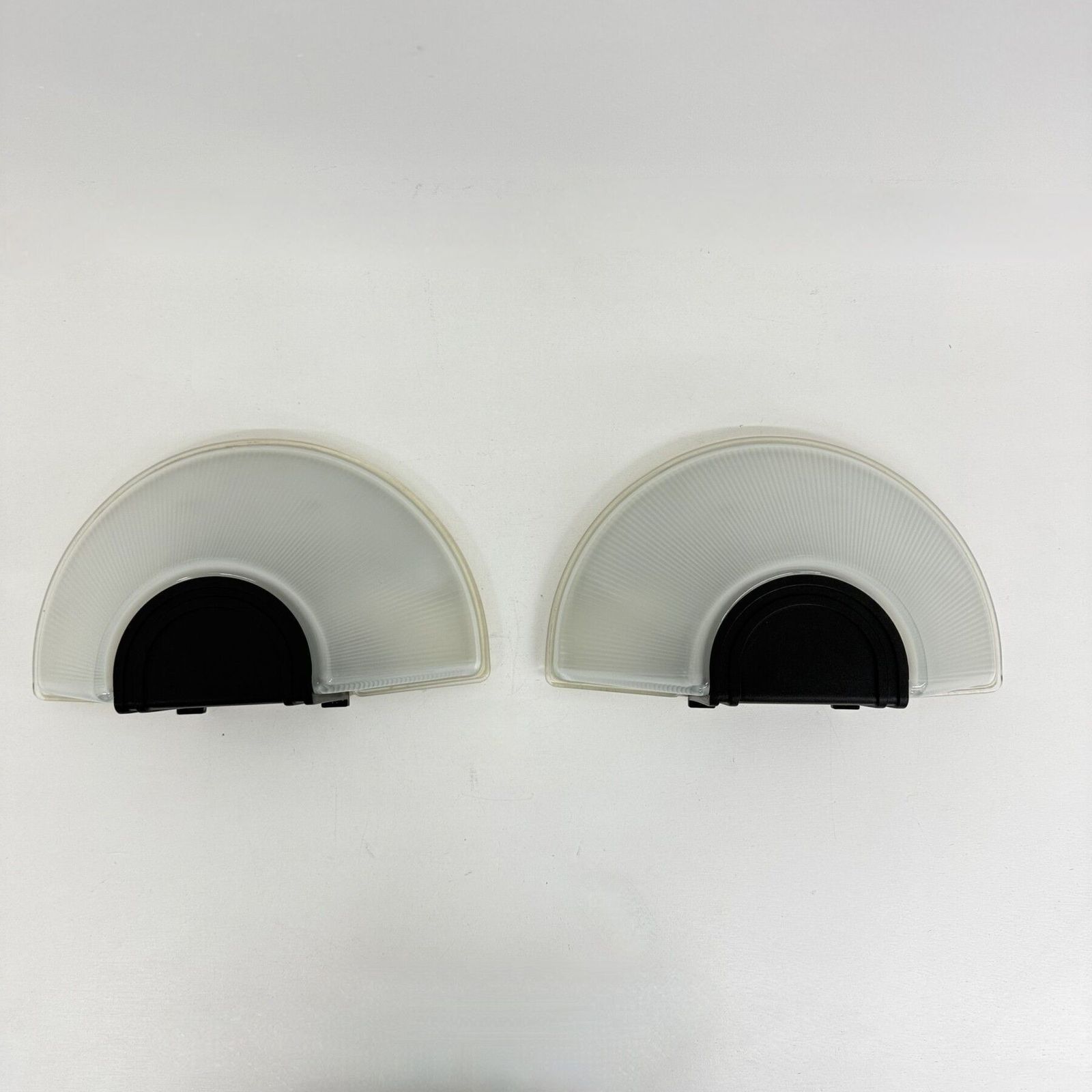 photo vinterior Set Of 2 Glass Prisma Wall Lamps Mega , 1980s , Italy