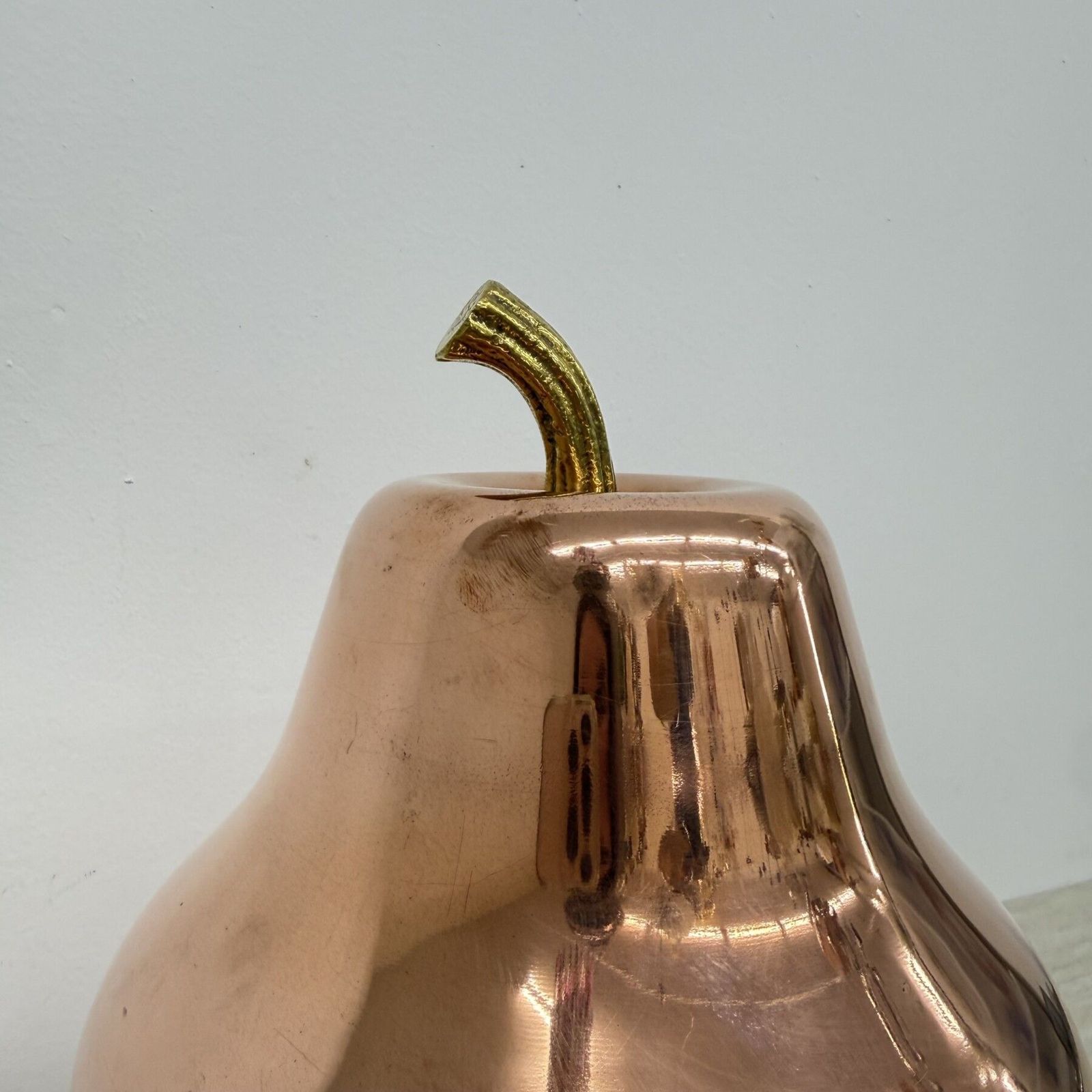 Vintage Raymor Large Pear Shaped Copper Champagne And Wine Cooler, Italy 1970’s photo vinterior