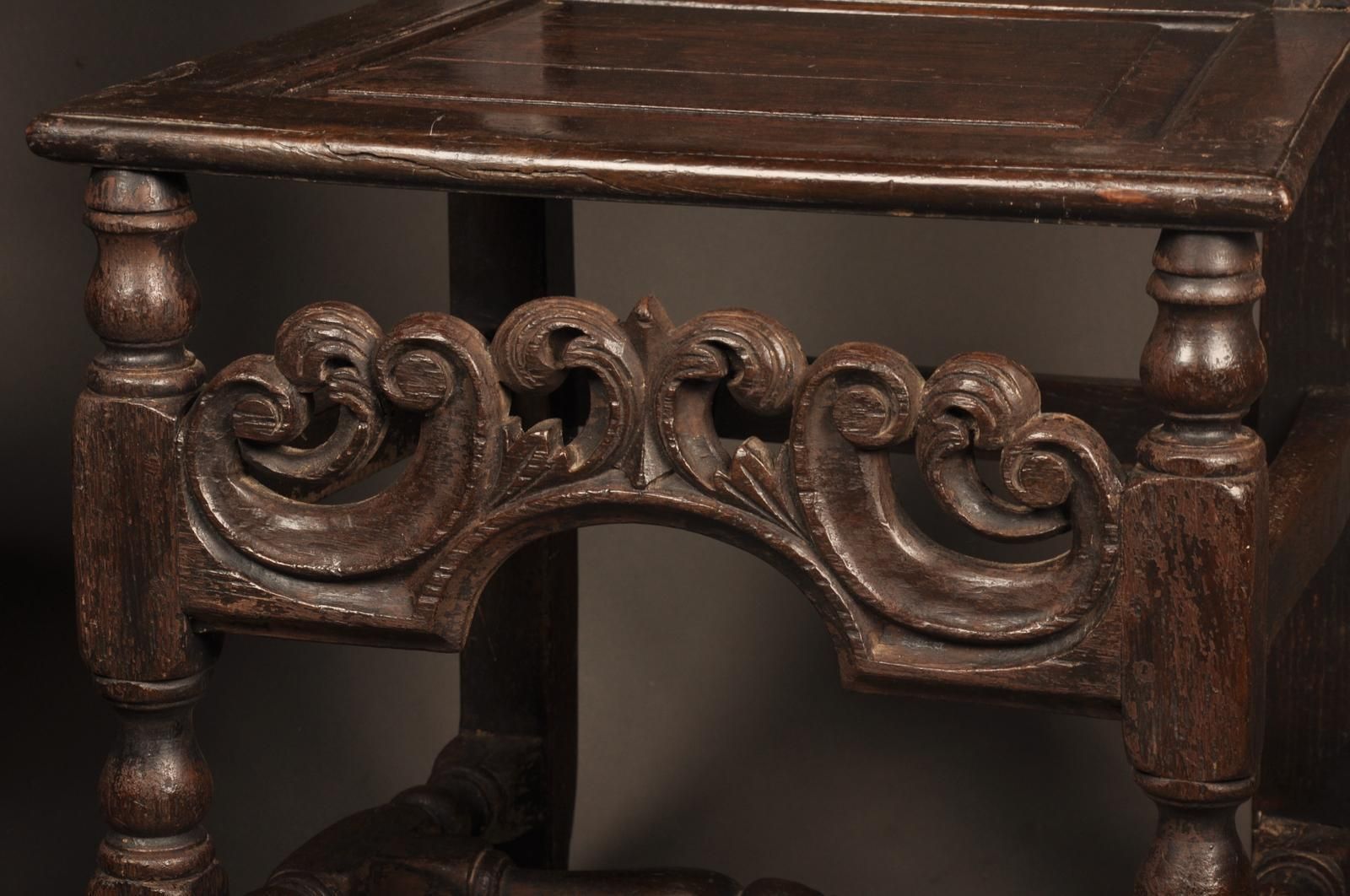 Pair Of Charles II Style Chairspair Of Charles II Style Chairs photo Furniture