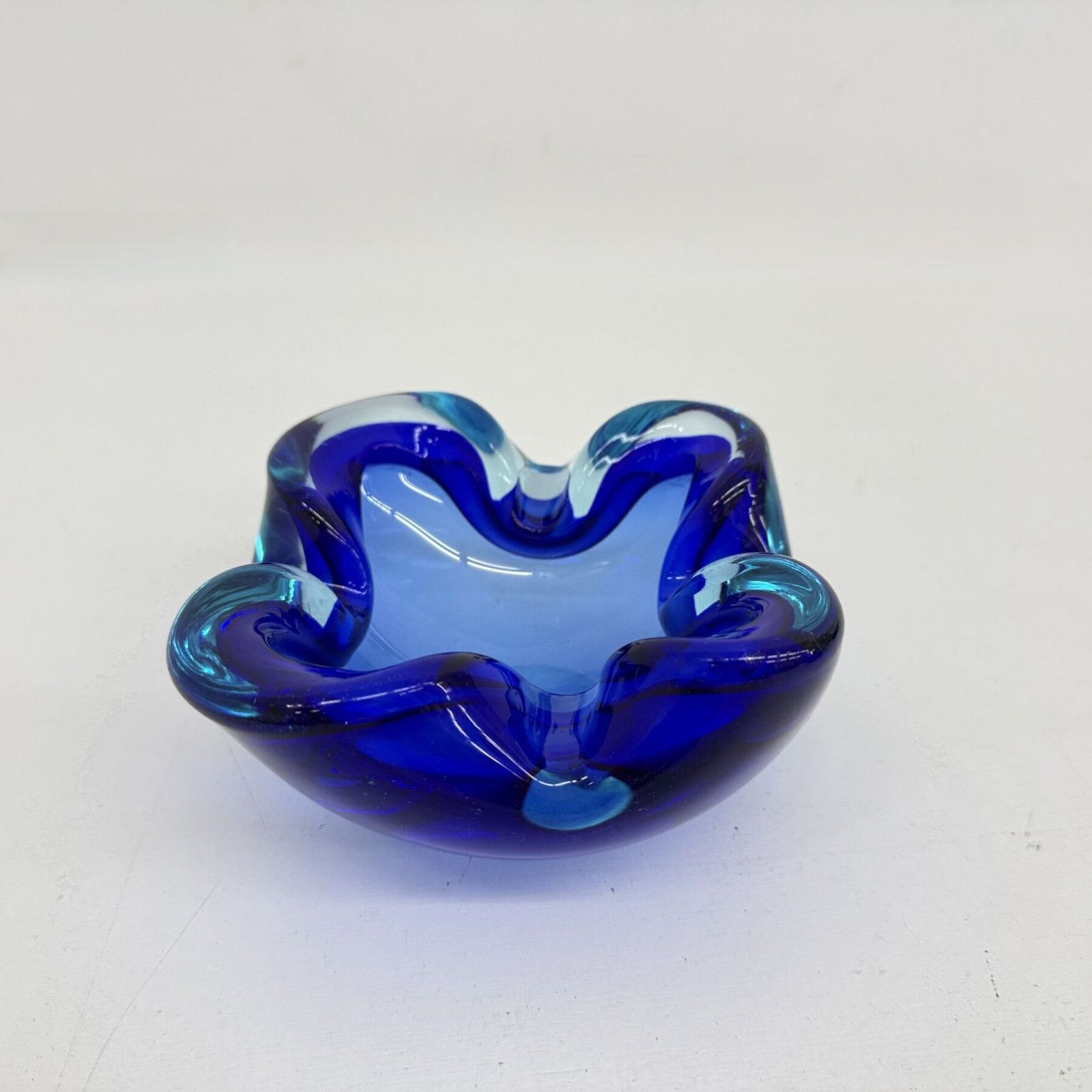 photo buy Mid-Century Design Set van 6 Blauwe Murano Glazen Schalen, jaren 1970