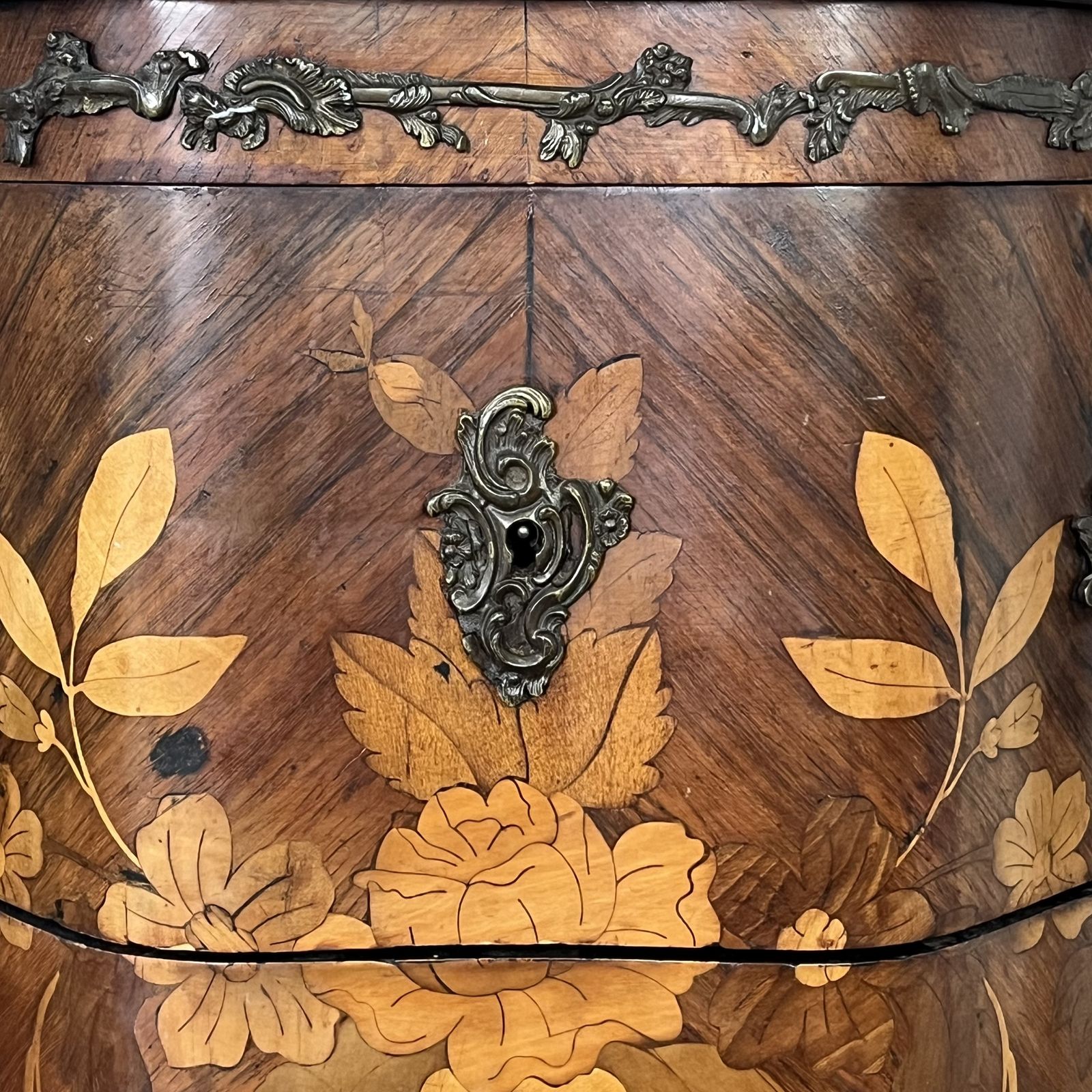 Antique Rosewood Marquetry Chest Of Drawers photo buy