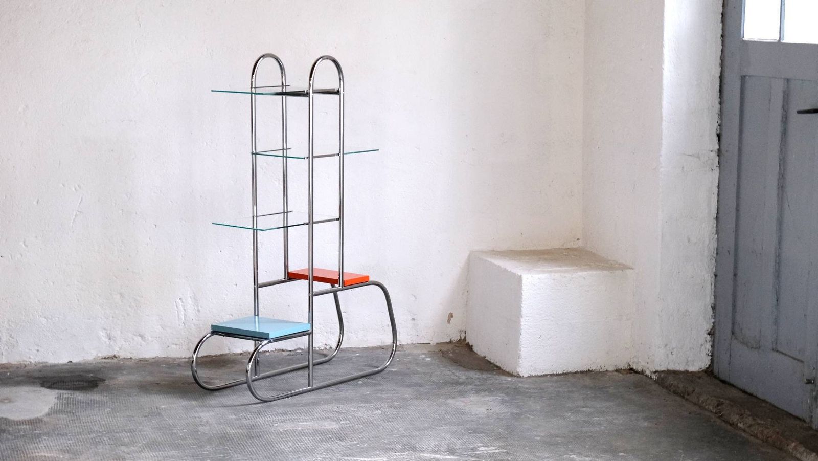 Large Bauhaus Plant Stand By Slezak, Model B6 photo furniture