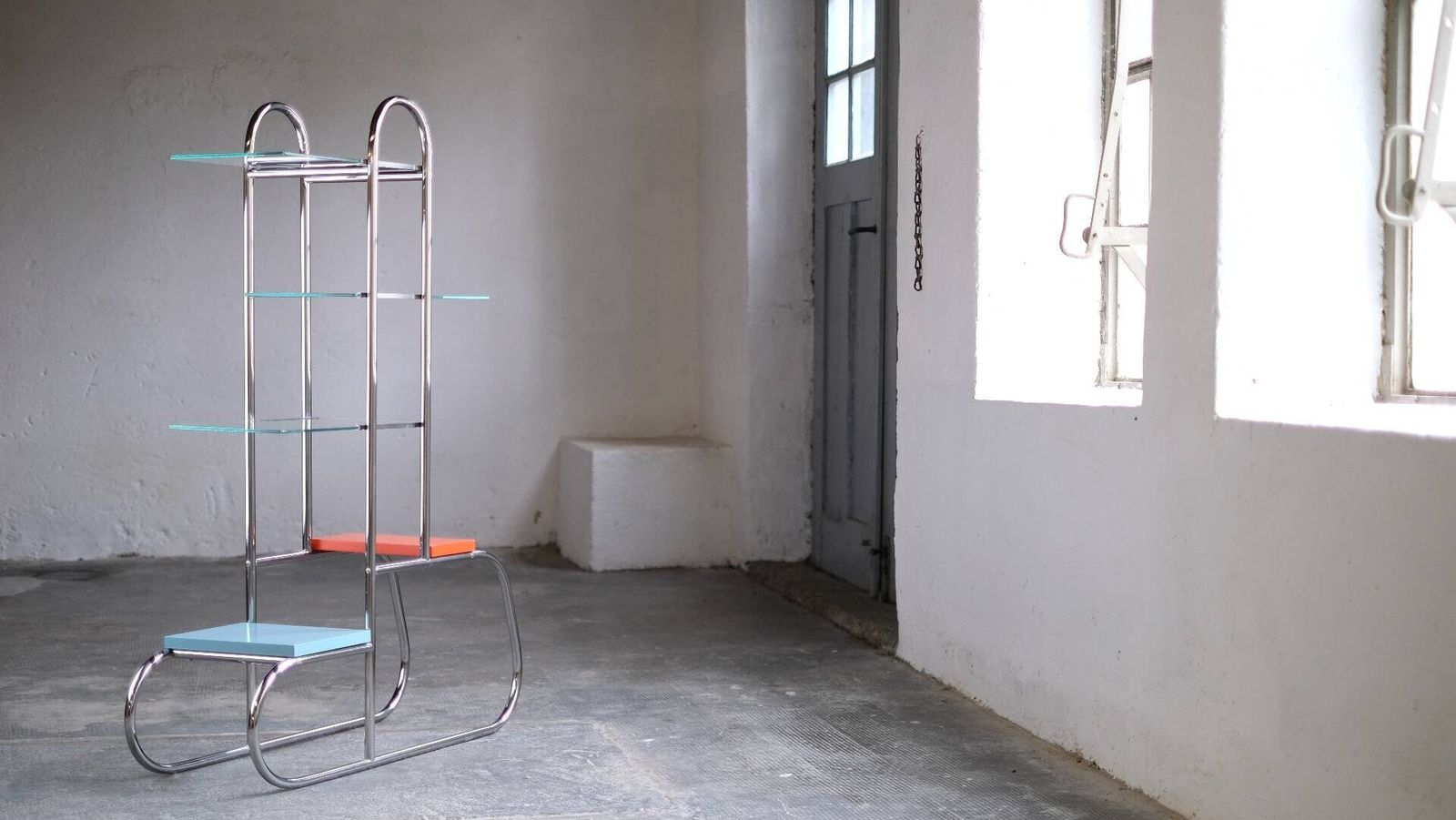Large Bauhaus Plant Stand By Slezak, Model B6 photo for sale