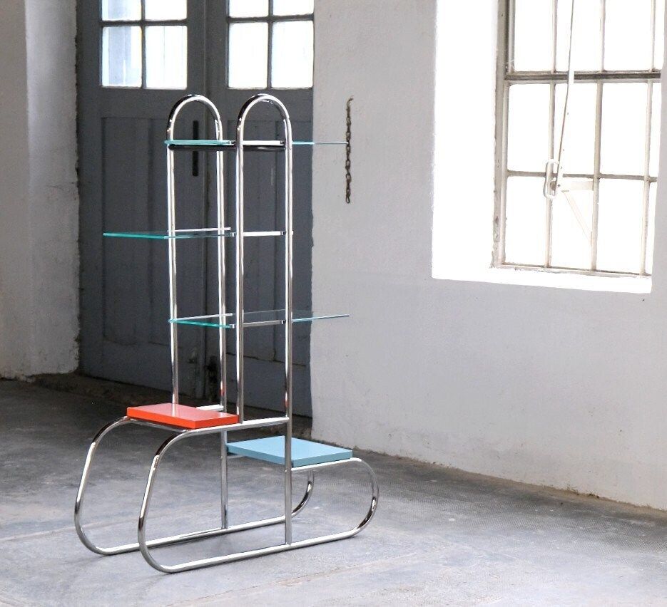 photo furniture Large Bauhaus Plant Stand By Slezak, Model B6