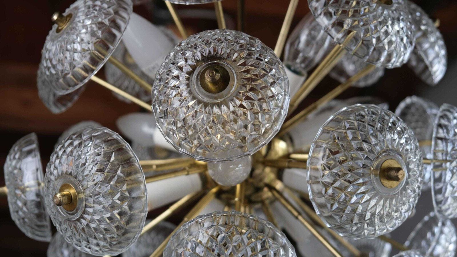 Pendant Lamp / Chandelier By Kamenický šenov "Dandelion", 1970s photo buy