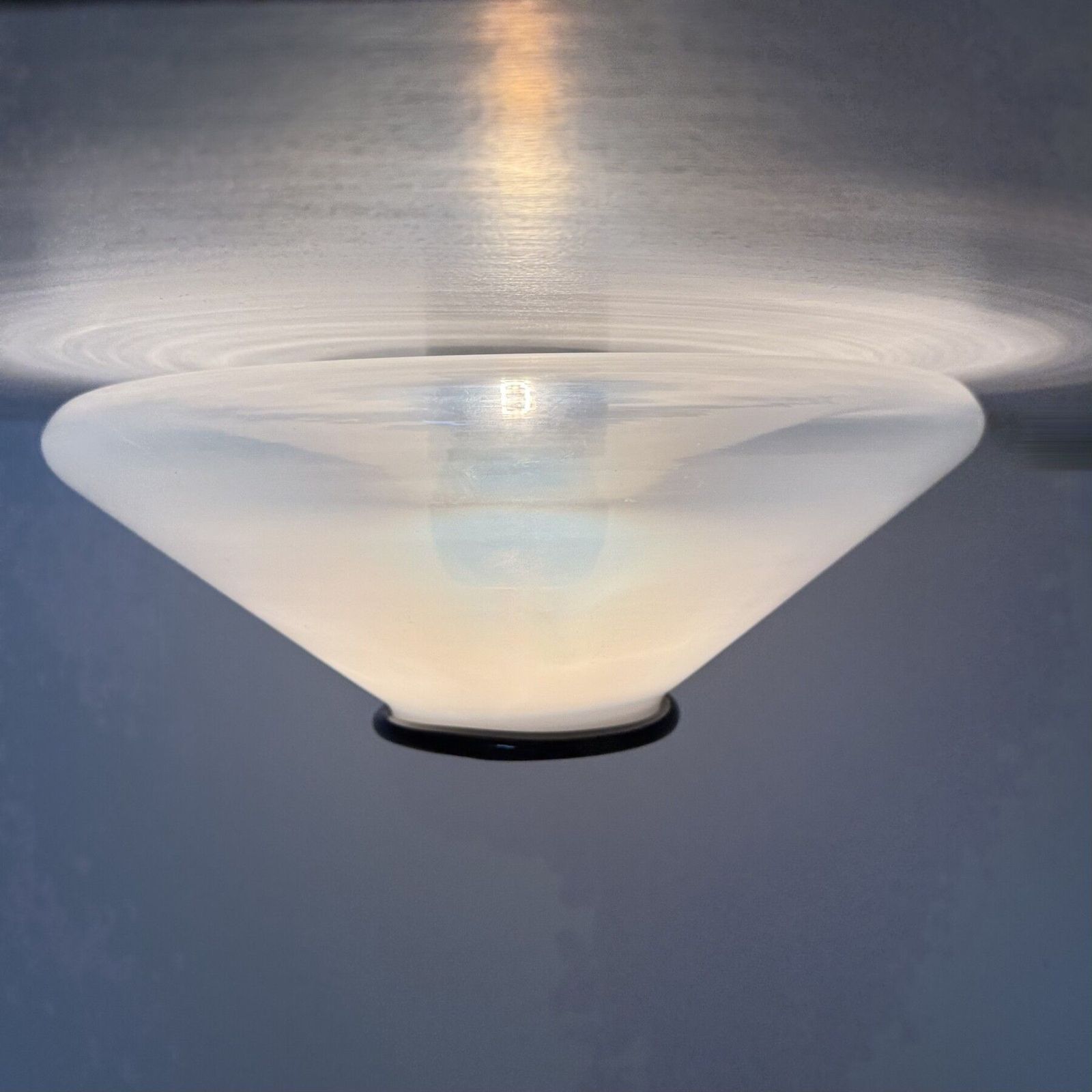photo vinterior Mid Century Design Murano Glass Leucos Flush Mount Sconce , 1980s Italy
