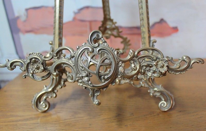 19th Century Bronze Table Easel photo furniture