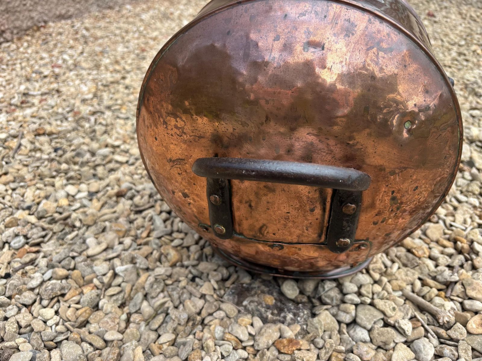 Victorian Copper Helmet Coal/ Log Scuttle By Bulpitt & Sons Birmingham 1900 . photo vinterior