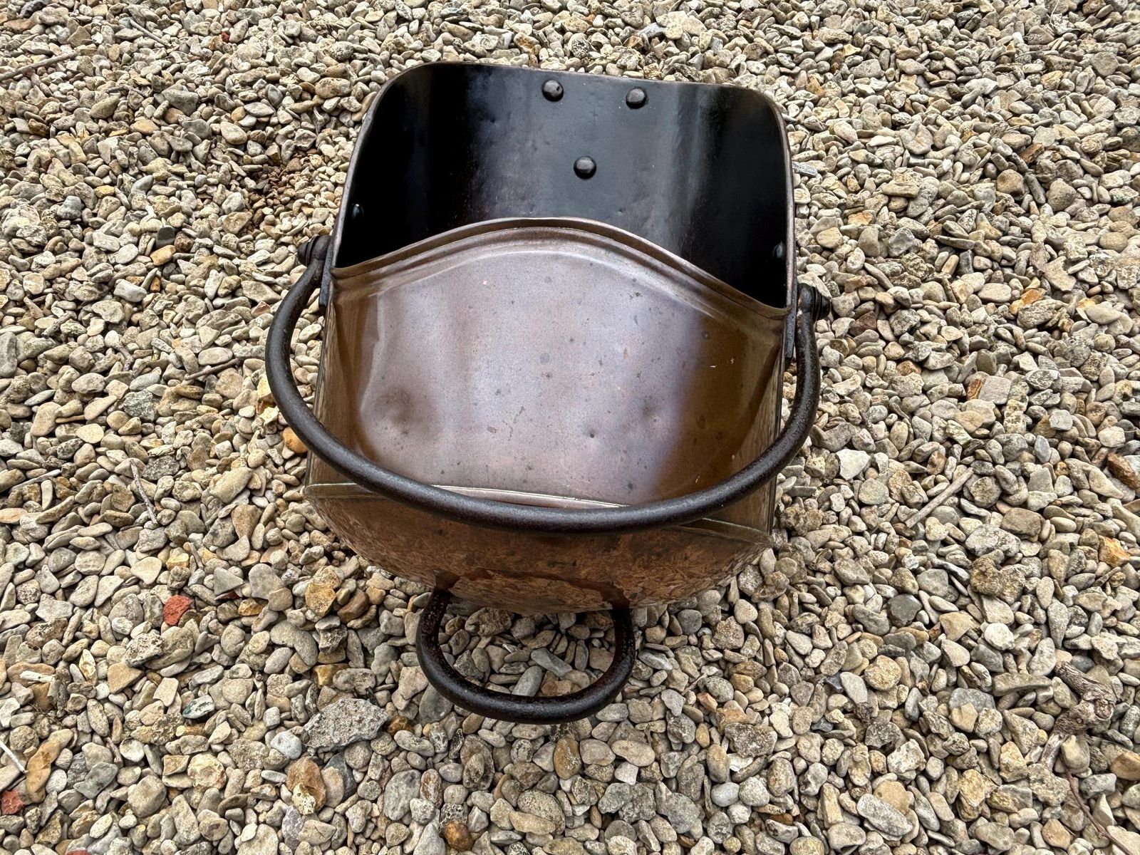 photo furniture Victorian Copper Helmet Coal/ Log Scuttle By Bulpitt & Sons Birmingham 1900 .