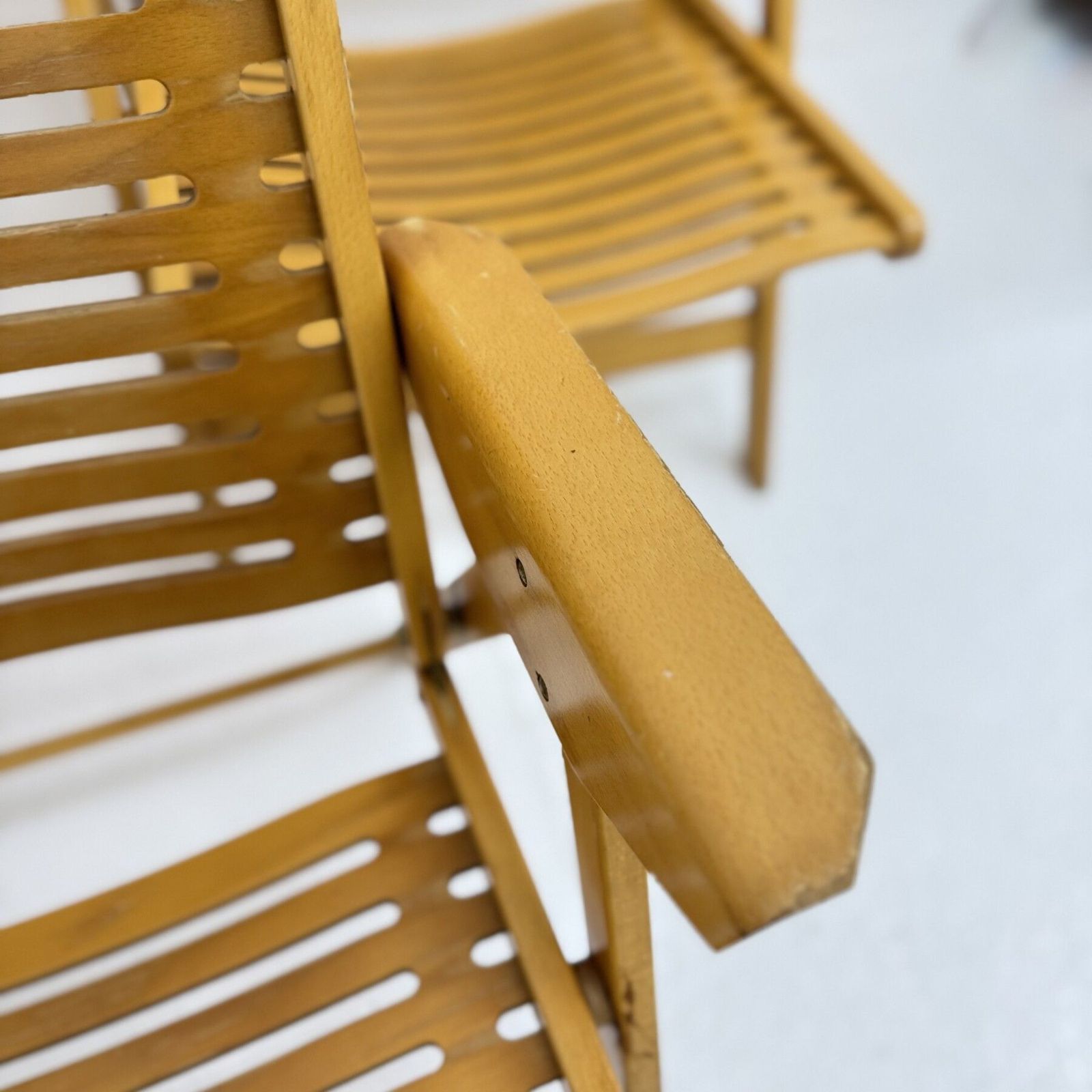photo furniture 1 van 3 Niko Kralj Rex opklapbare stoelen – Mid-Century, ca. jaren 1950