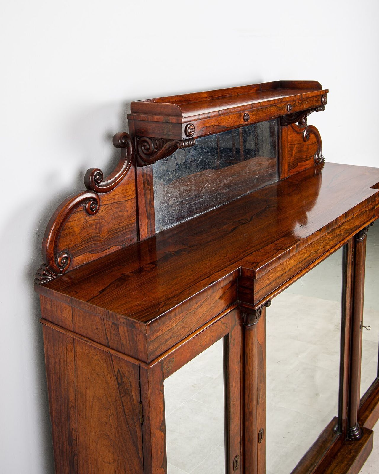 Antique William IV Rosewood Chiffonier Side Cabinet, Circa 1835 photo for sale