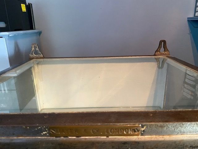 Antique Mayer & Meltzer Medical Display Cabinet photo vintage