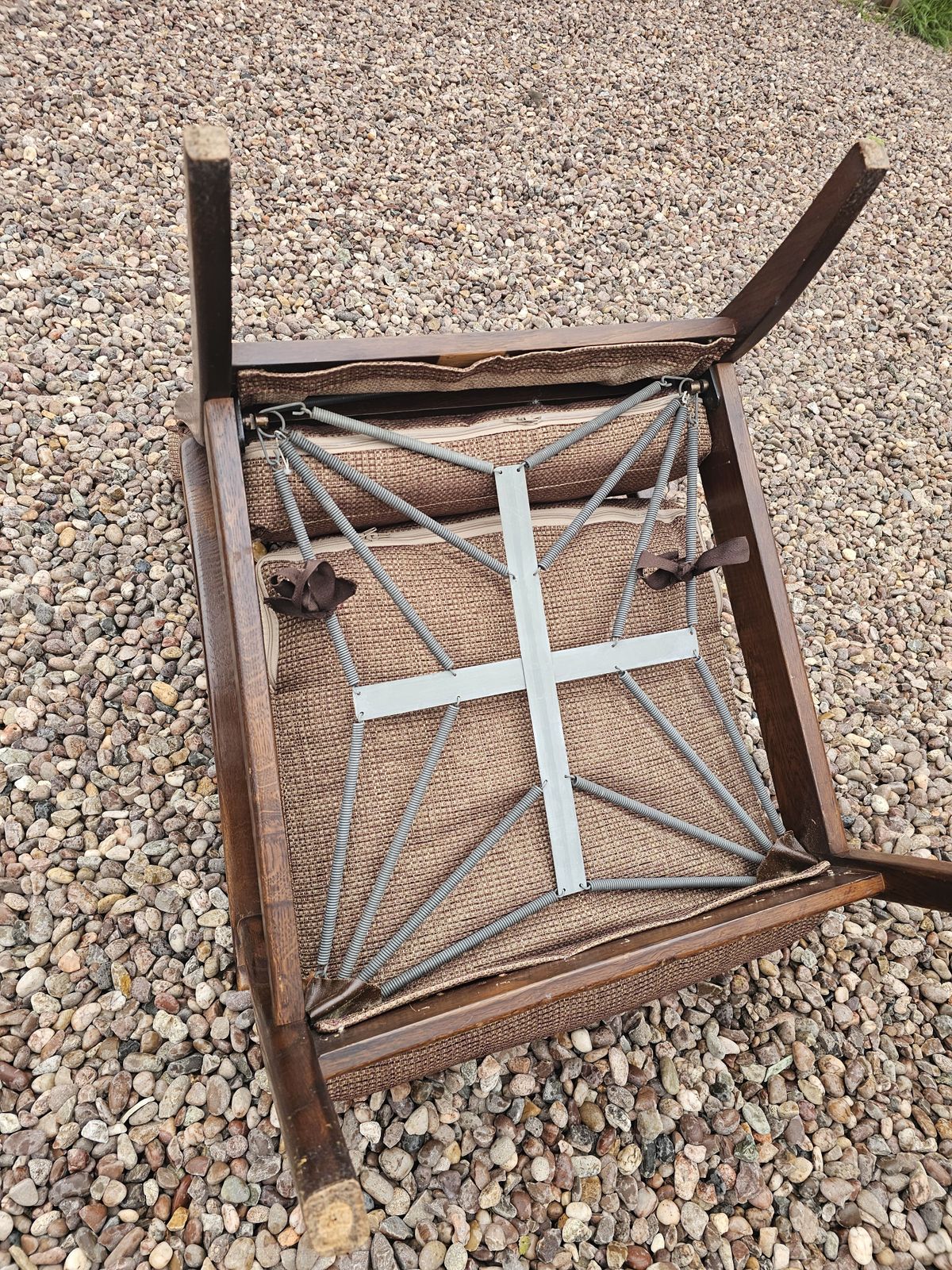 Mid Century Pair Of Cintique Fire Side Chairs photo furniture