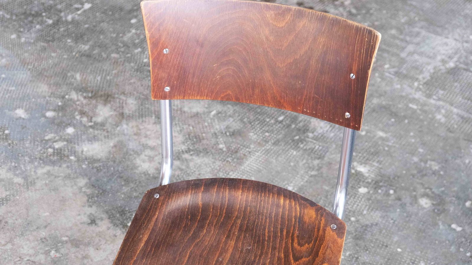Bauhaus Cantilever Chair After Mart Stam, Dark Brown photo 395.0
