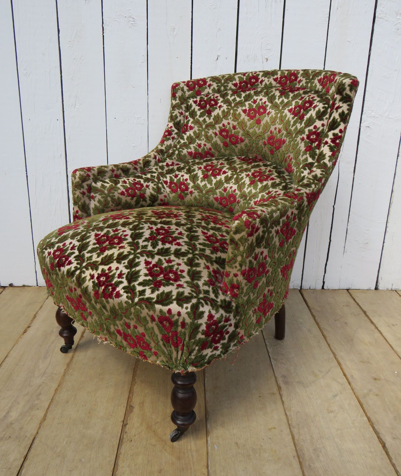 photo furniture Antique Napoleon III Tub Armchair